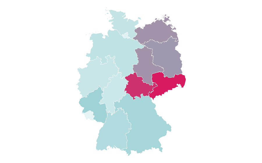 Affinität nach Region — Apollo News, Deutschland