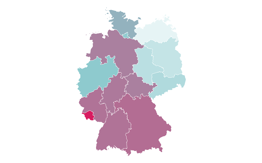 Affinity by region — Apple Maps, Germany