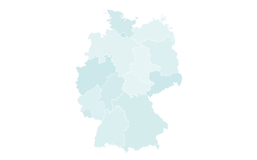 Affinity by region — Arab cuisine, Germany