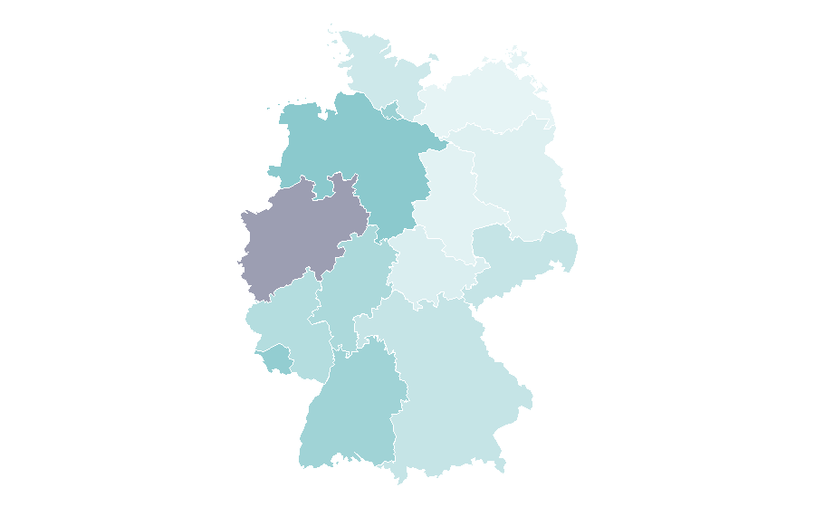 Affinité par région — Arabian horse, Allemagne