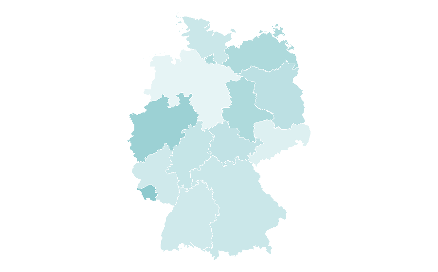 Affinity by region — Architectural engineering, Germany