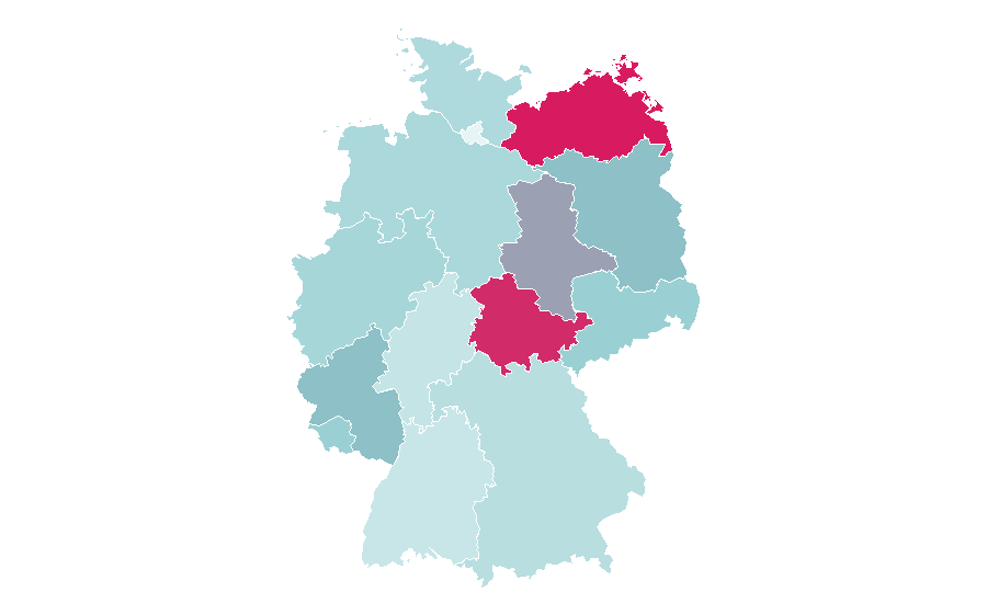 Affinity by region — Architectural style, Germany