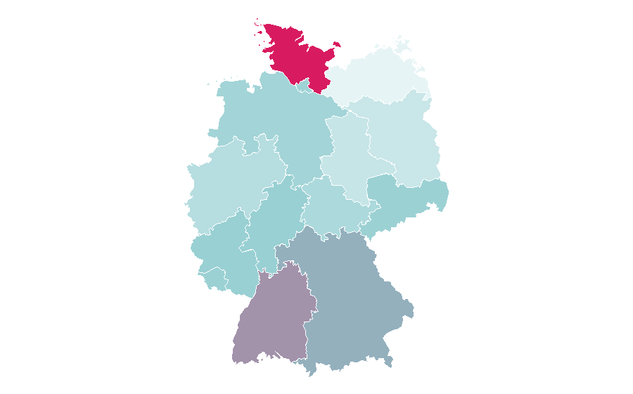 Affinity by region — Argentine tango, Germany