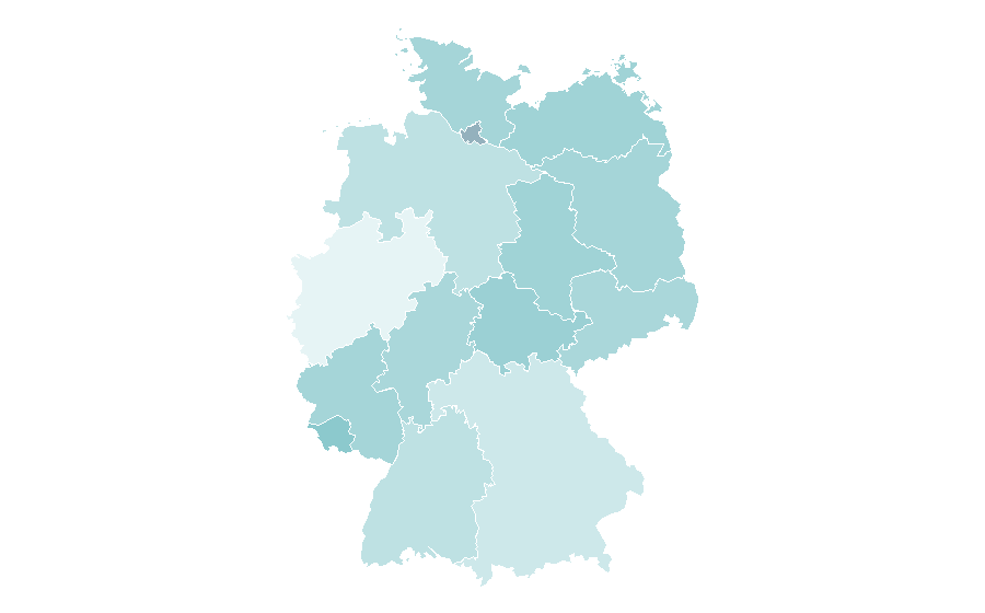 Affinity by region — Argentona, Germany