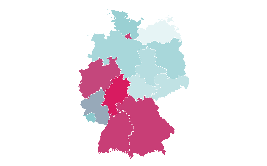 Afinidad por región — Armani, Alemania