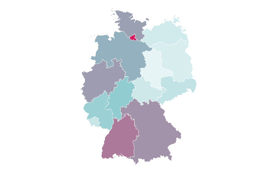 Affinity by region — Armedangels, Germany
