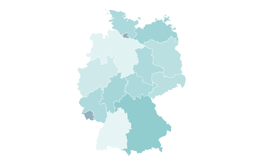 Affinity by region — Armenian cuisine, Germany