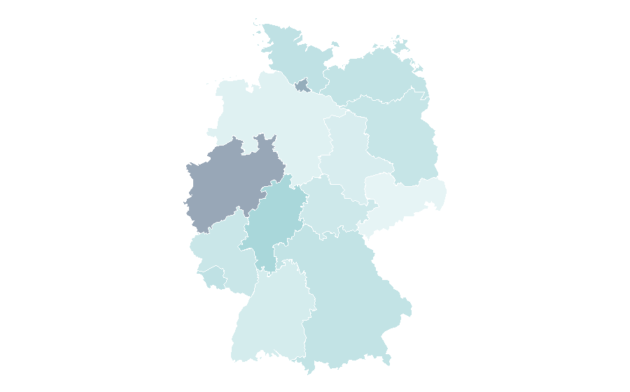 Affinity by region — Armenian language, Germany