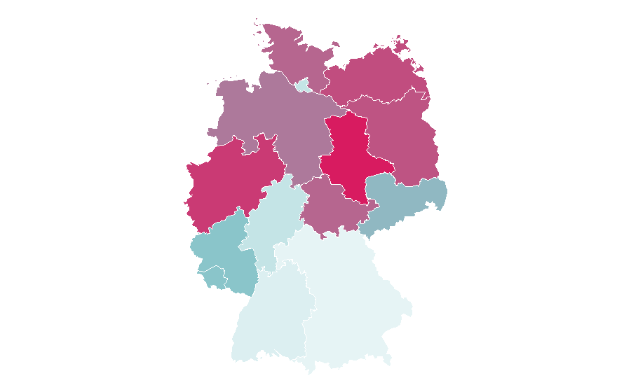 Affinity by region — Armin Rohde, Germany