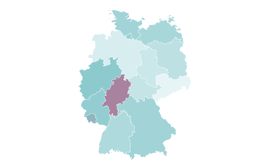 Affinity by region — Armour, Germany