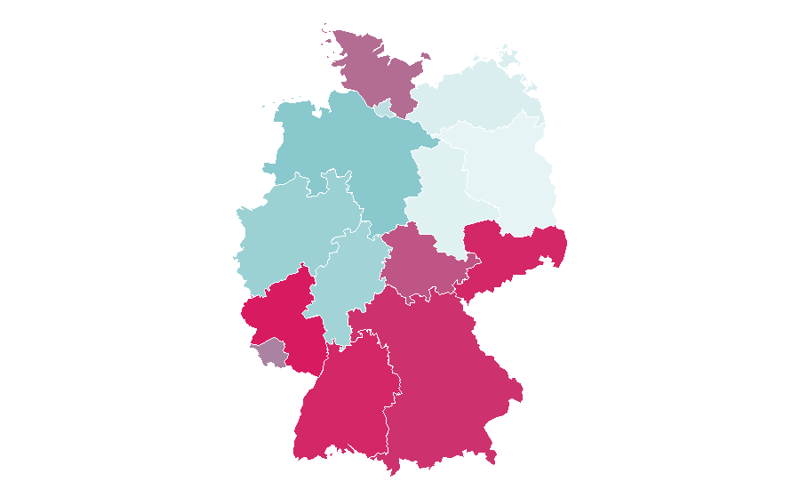 Affinity by region — Aromatherapy, Germany