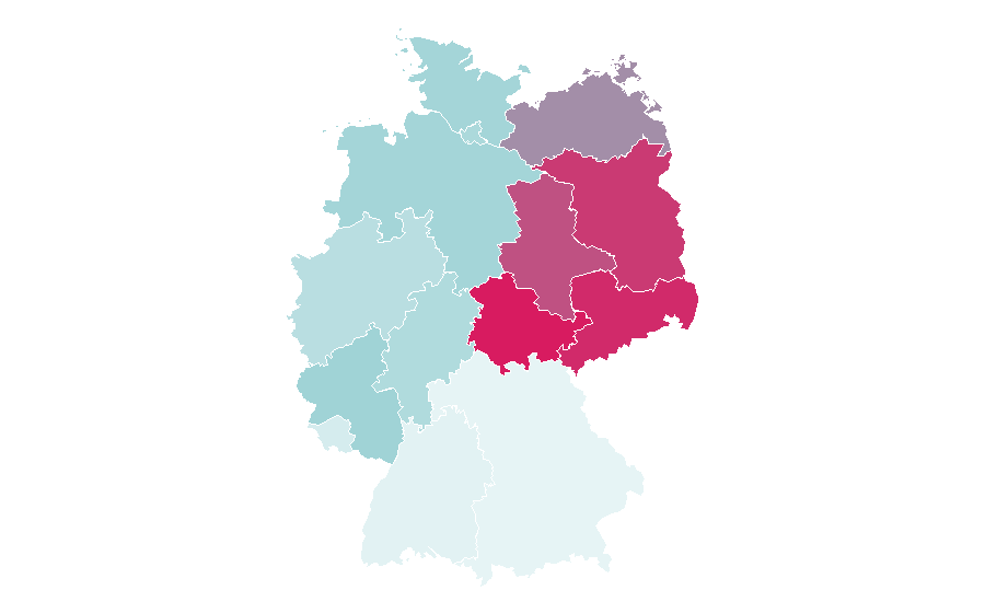 Afinidad por región — Arrangement, Alemania