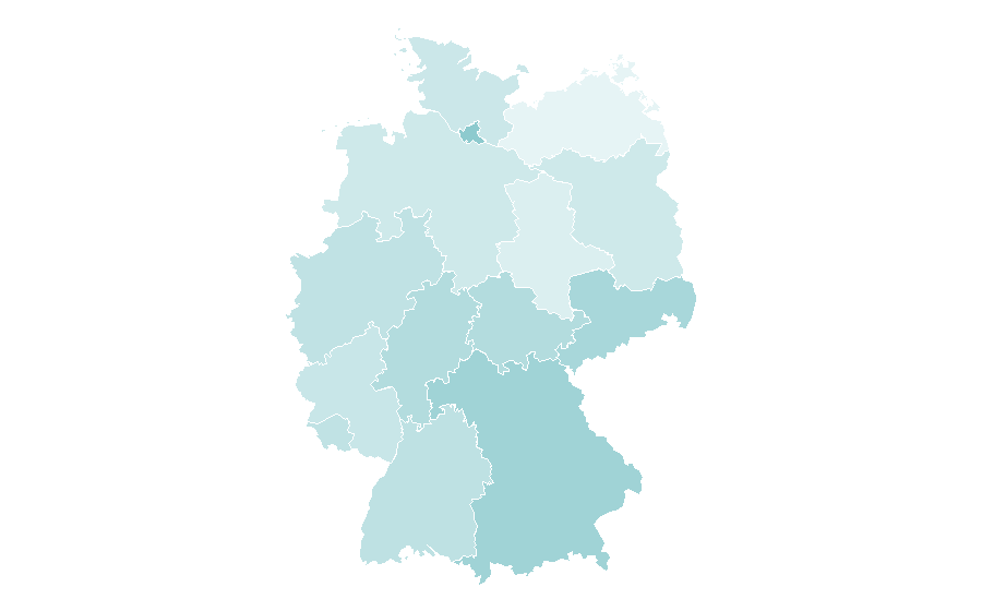 Affinity by region — Art Deco, Germany