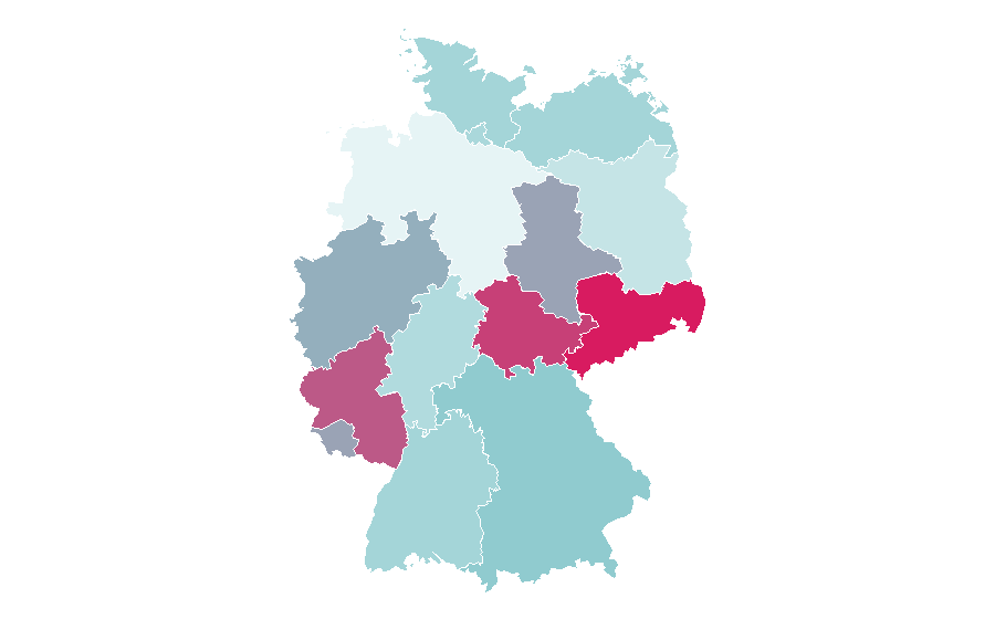 Affinity by region — Art history, Germany