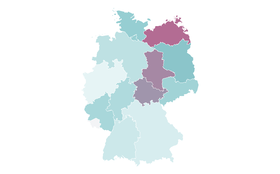 Affinity by region — Art movement, Germany