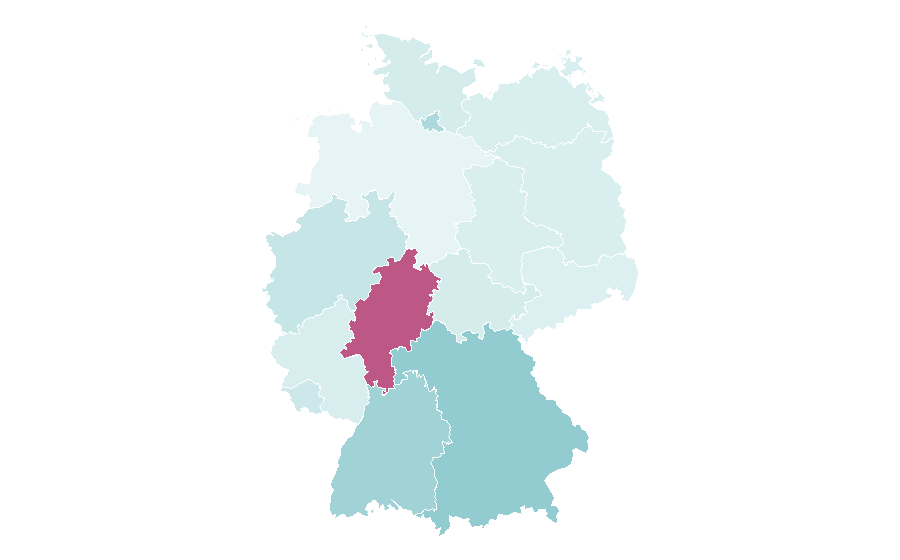 Affinity by region — Artifact (archaeology), Germany