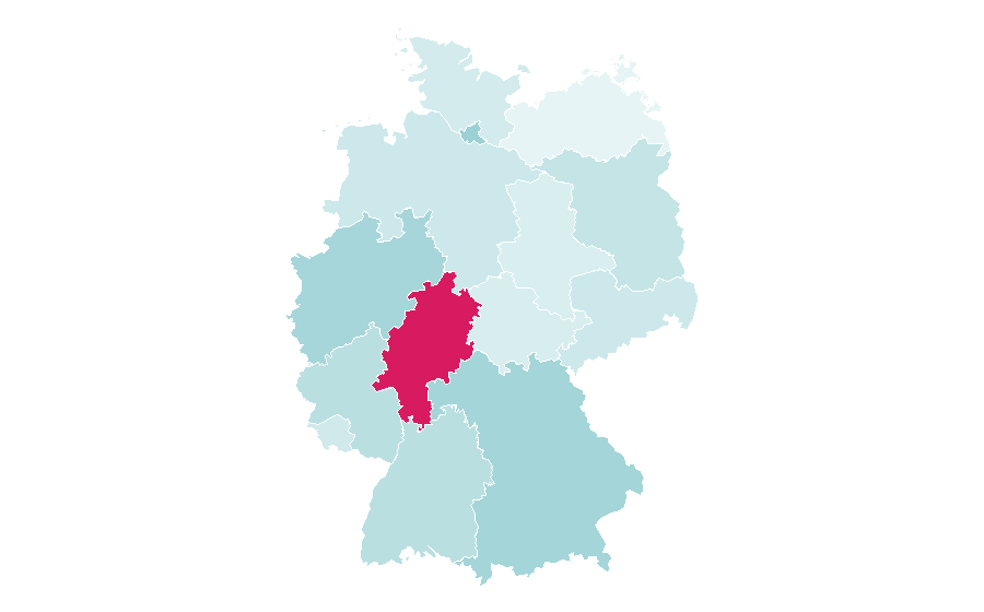 Affinity by region — Asia Cup, Germany