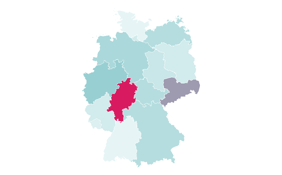 Affinity by region — Assassin's Creed II, Germany