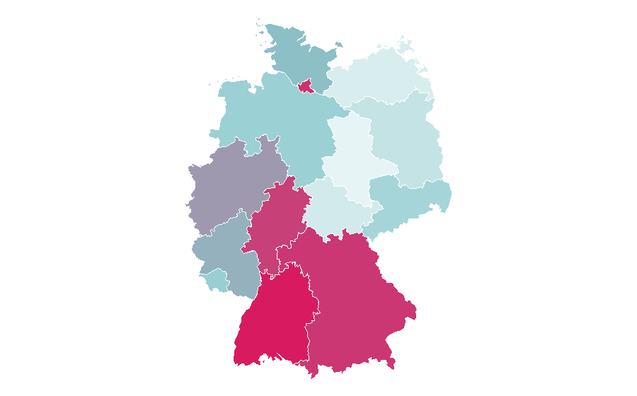 Affinité par région — Aston Martin, Allemagne