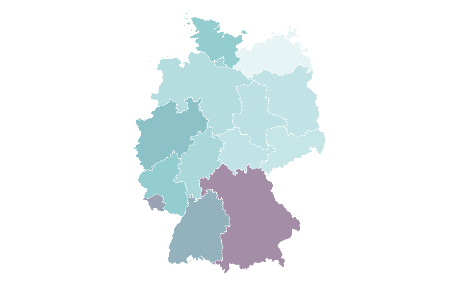 Affinità per regione — Astrowoche, Germania