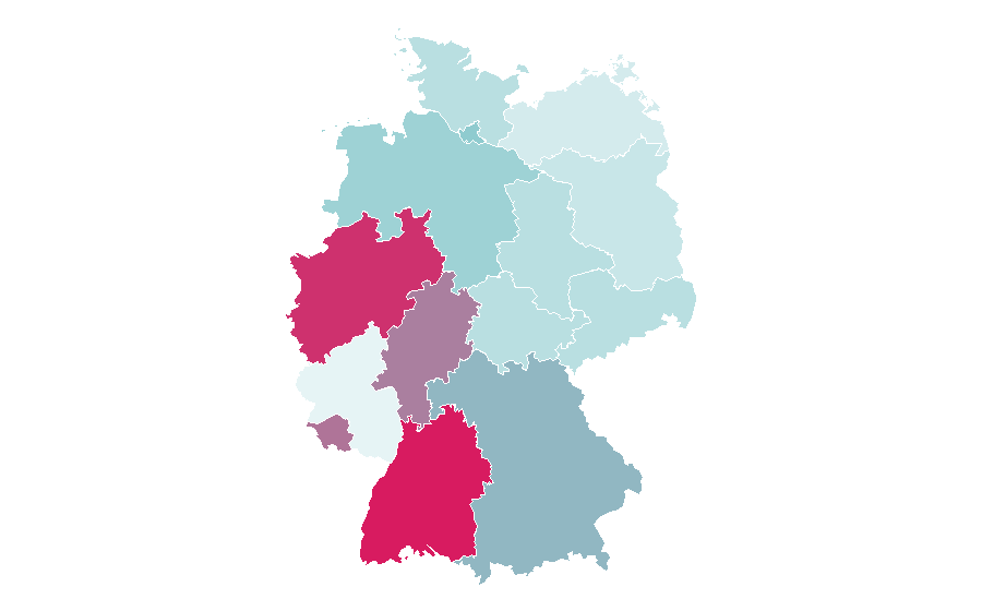 Affinity by region — Atalanta B.C., Germany