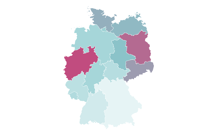 Affinity by region — Ateez, Germany