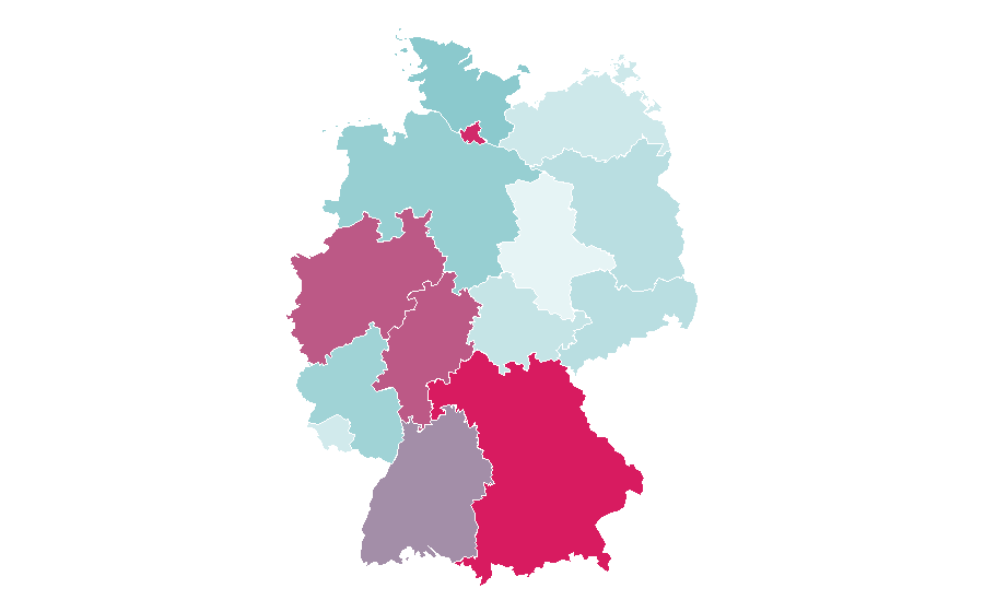 Affinity by region — Auckland, Germany