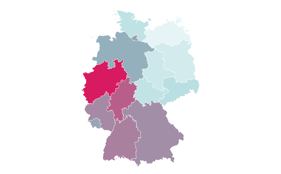Affinity by region — Audi A1, Germany