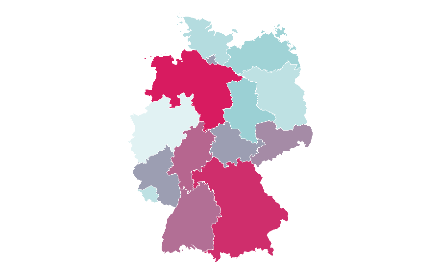 Affinity by region — Audi A4, Germany