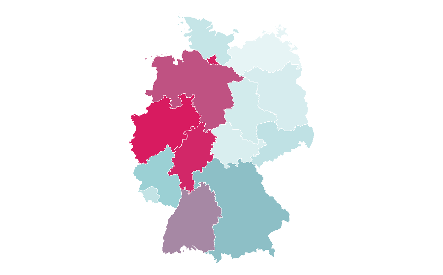 Affinity by region — Audi A7, Germany