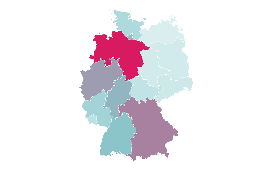 Affinity by region — Audi e-tron, Germany