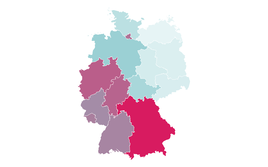 Affinity by region — Audi Q2, Germany