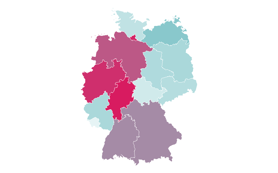 Affinity by region — Audi Q7, Germany