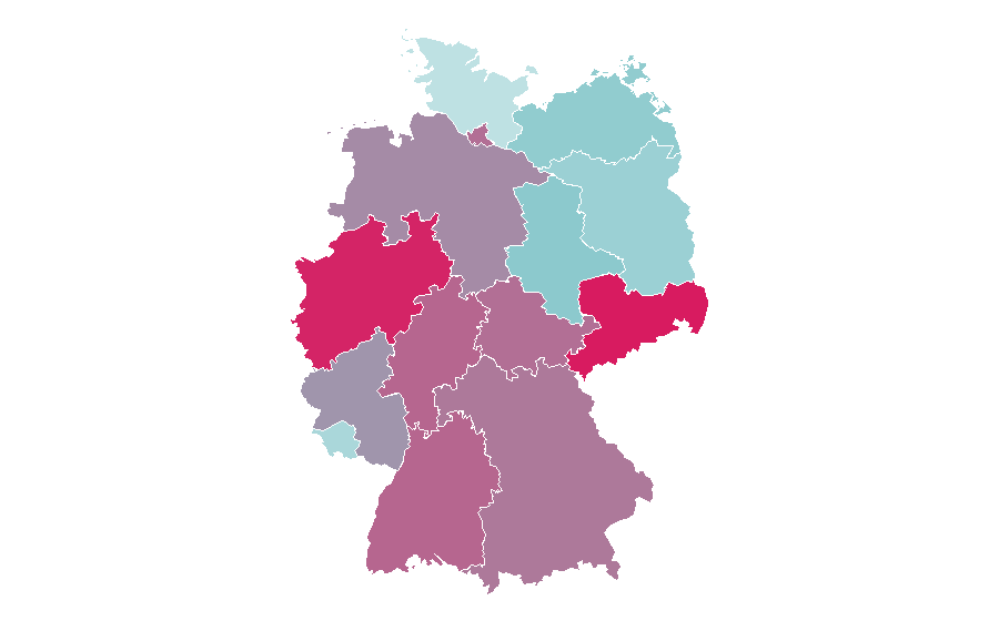 Affinity by region — Audi RS 6, Germany