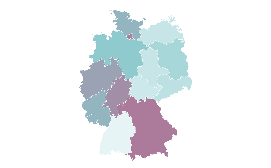 Affinity by region — Audrey Hepburn, Germany
