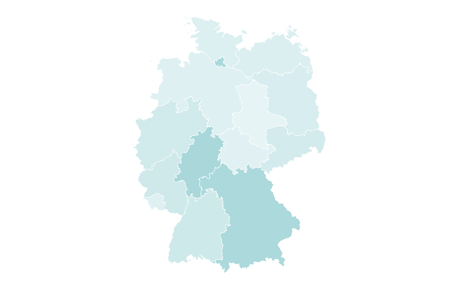 Affinity by region — Australian Football League, Germany