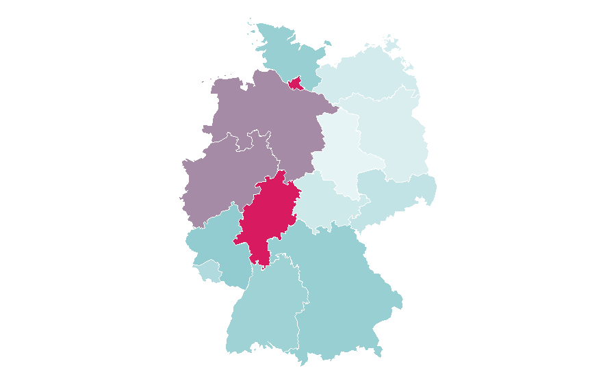 Affinity by region — Authority, Germany