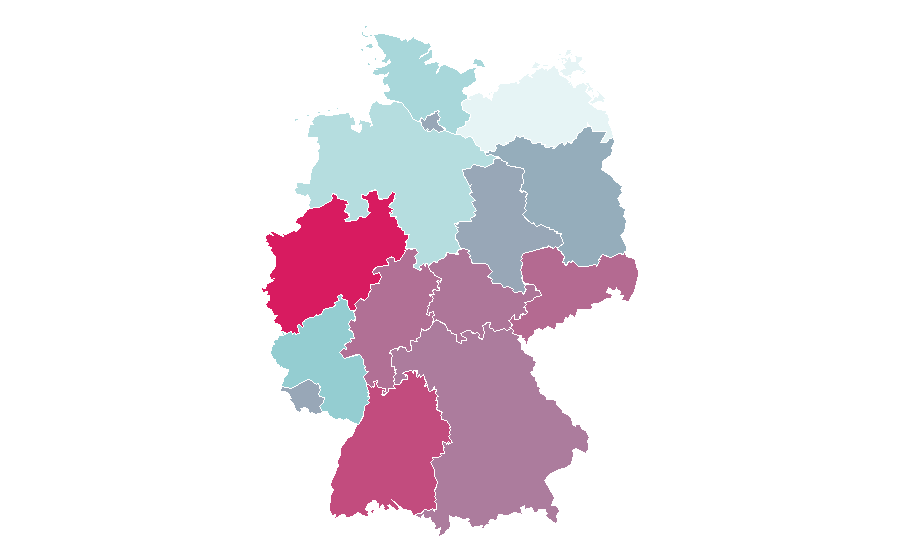 Affinity by region — Auto-Teile-Unger, Germany