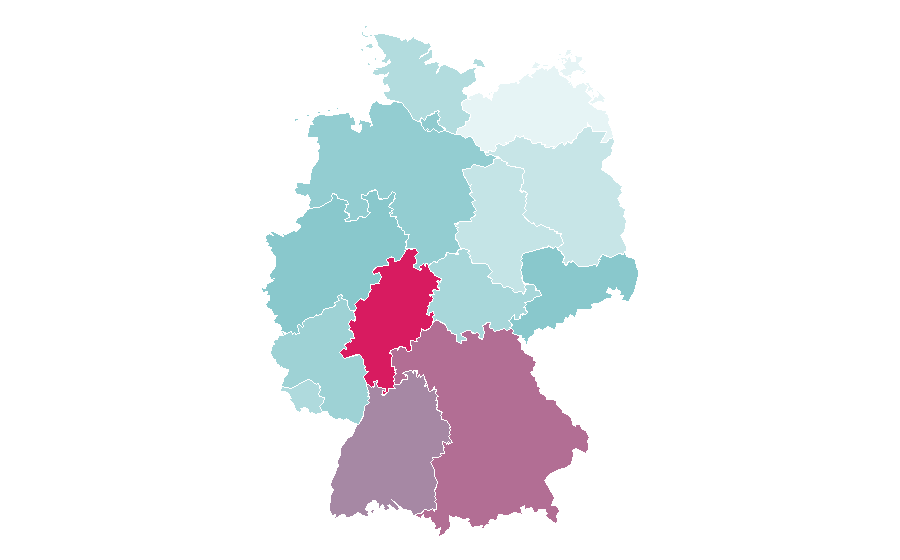 Affinity by region — AutoCAD, Germany