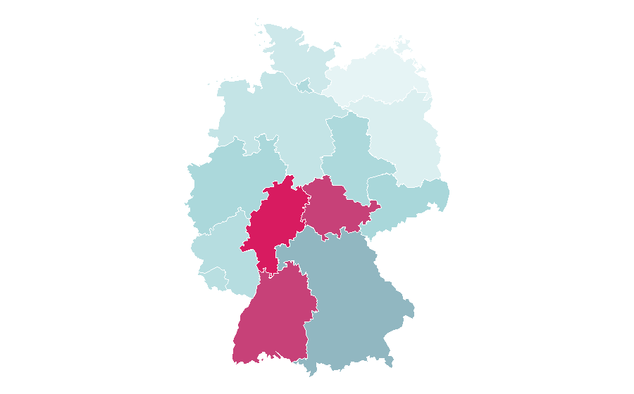 Afinidad por región — Automation, Alemania