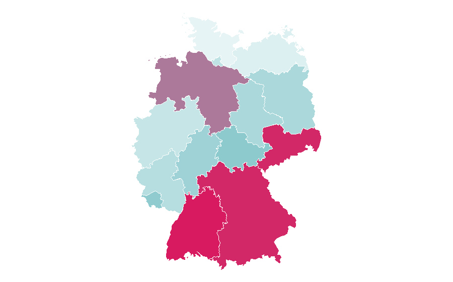 Affinité par région — Automotive industry, Allemagne