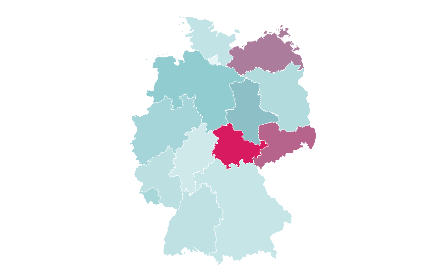 Affinity by region — Automotive navigation system, Germany