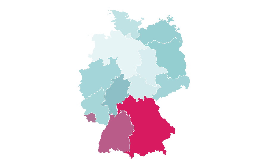 Affinity by region — Automotive news, Germany