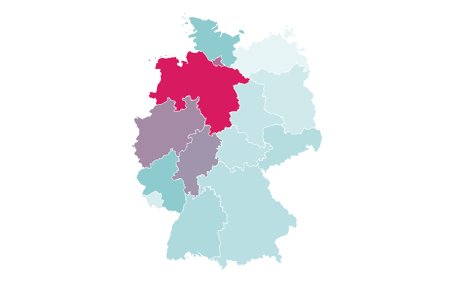 Affinity by region — Autonomy, Germany