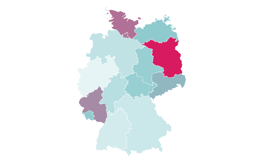 Affinity by region — Aviation photography, Germany