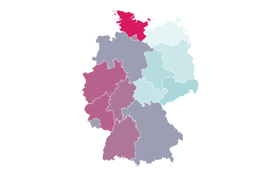 Affinity by region — Axle, Germany