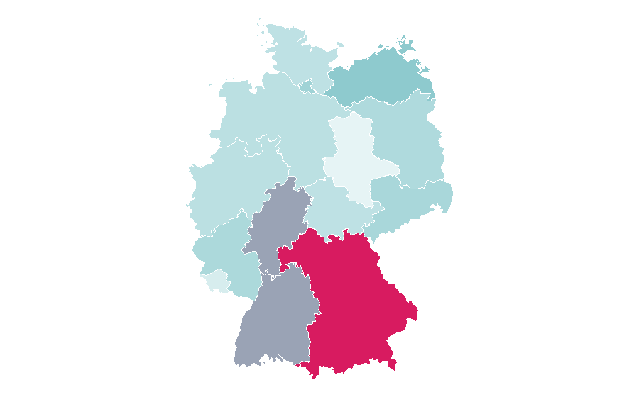 Affinity by region — Ayurveda, Germany