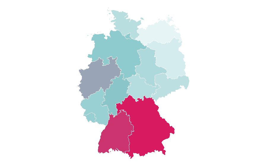 Affinity by region — Azet, Germany