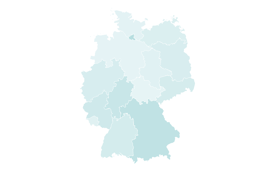 Affinity by region — Azienda Trasporti Milanesi, Germany