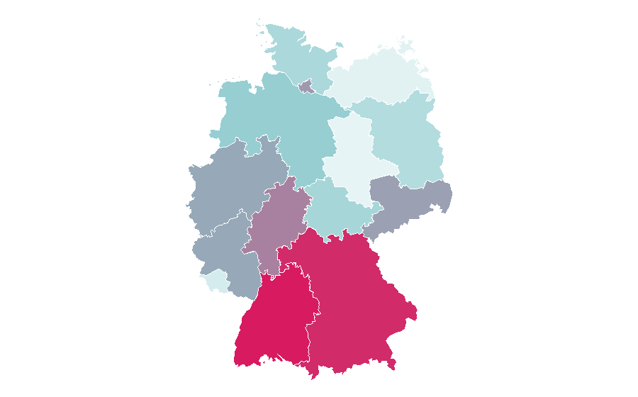 Affinity by region — Azores, Germany